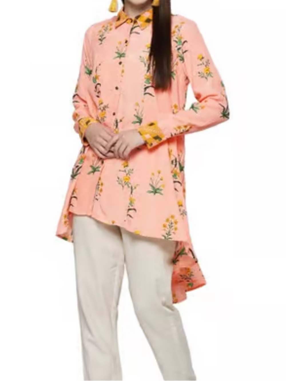 Ruth Kumar long flowy shirt
